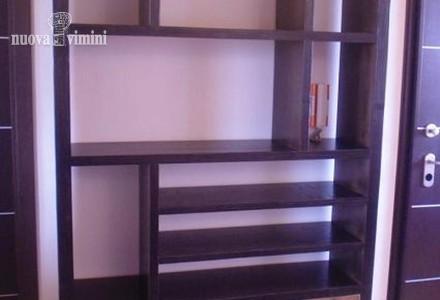 Libreria Essenzial miele black 2 ante e 11 vani da 120cm