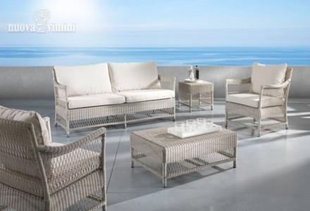 Salotto Camille polirattan Rehau