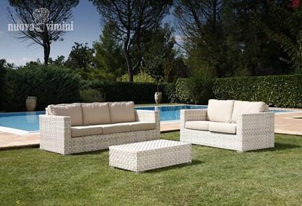 Salotto Rubik in rattan sintetico SUNPLAST