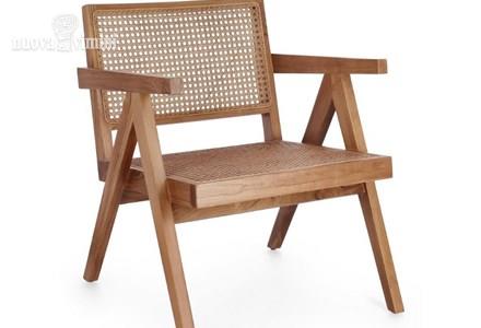 Poltrona Lounge Galia teak naturale