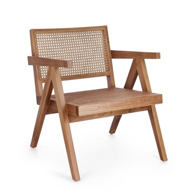 Poltrona etnica teak naturale - Poltrona Belize teak naturale