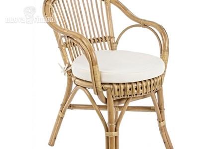 Poltrona Barina new in rattan con cuscino