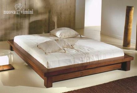 Letto Tatami teak noce