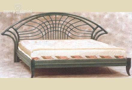 Letto atene in rattan