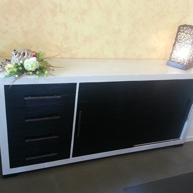 credenza 4 cassetti