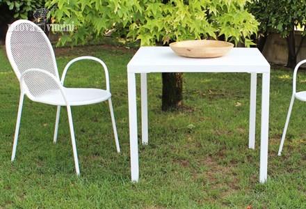 Tavolo Manchester e sedia scheffild acciaio