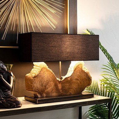 LAMPADA TAV. NAGA NERO H55