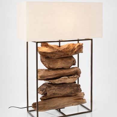 LAMPADA TAV. KUBI BIANCO H76