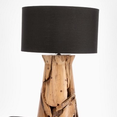 LAMPADA TAV. ARWOOD TO NERO H58