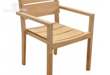 Sedia Poltrona Parker teak