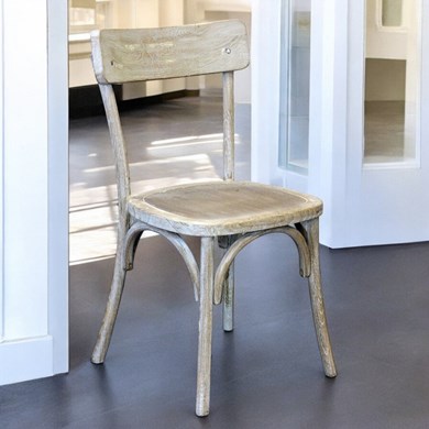 Sedia Polly in legno olmo naturale