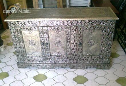 Credenza Argento Marocchina
