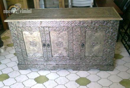 Credenza Argento Marocchina