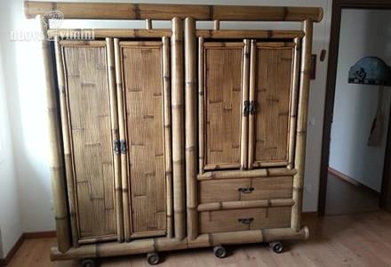 Armadio zante 4 ante bambu