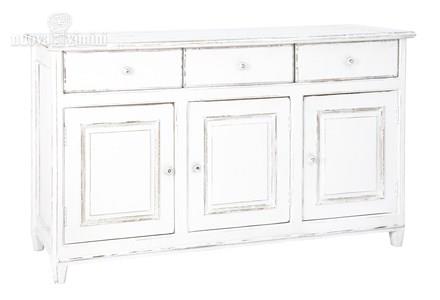 Credenza colette 3 ante 3 cassetti shabby