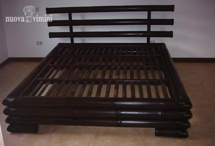 Letto 3 Canne Bambù Black