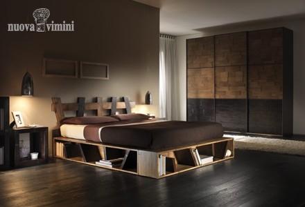 Letto Cross Miele Black 